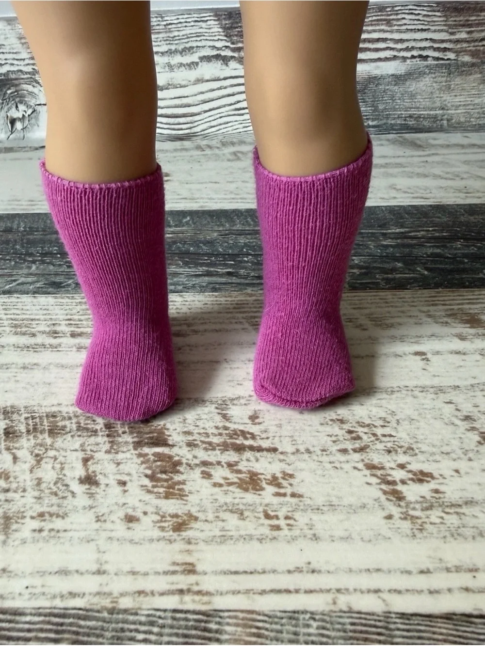 My American Girl Doll LACROSSE Outfit & Gear - 18” Doll SOCKS MAGENTA Socks Only